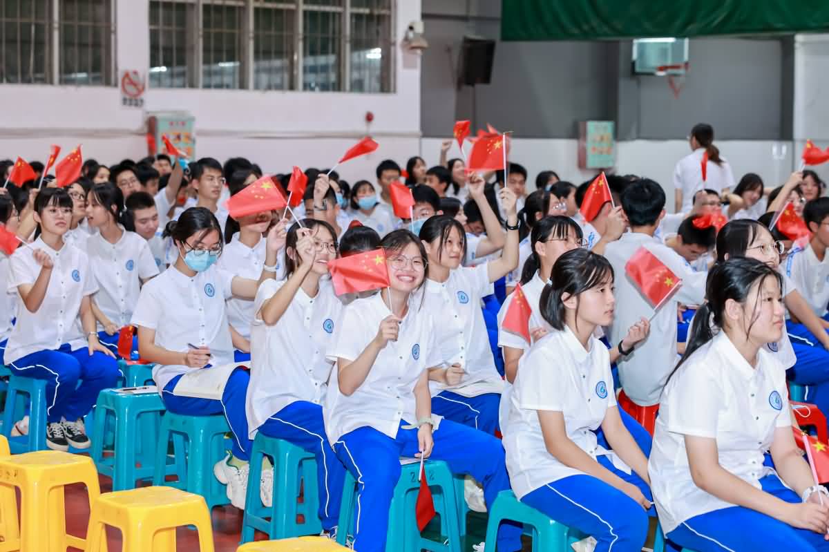 东莞高级中学(集团)清溪中学 “高歌颂祖国 喜迎二十大”合唱比赛(图15)