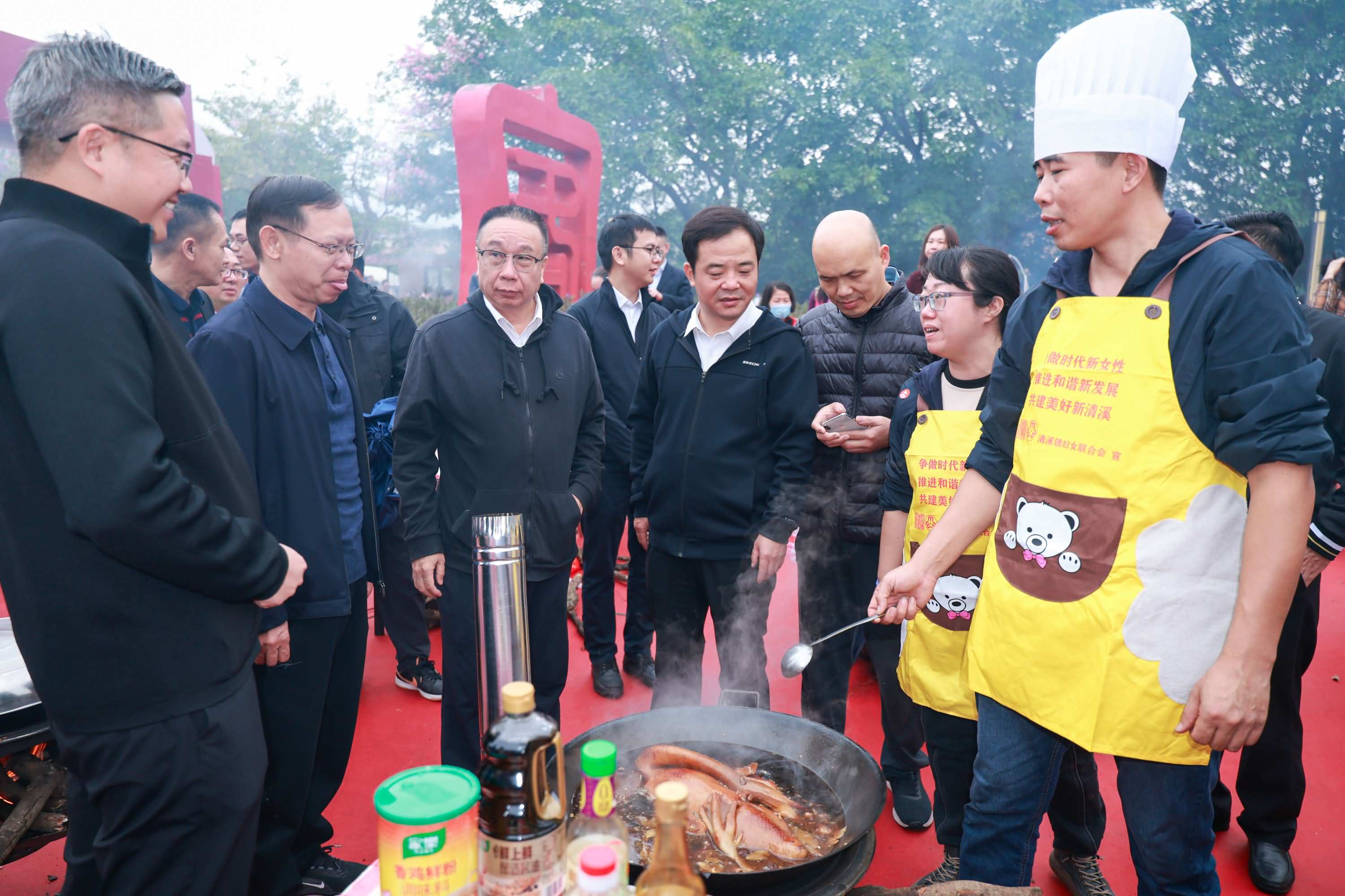 百鹅威宴寻味客家2024清溪镇第二届客家“焖年鹅”现场烹饪活动(图14)