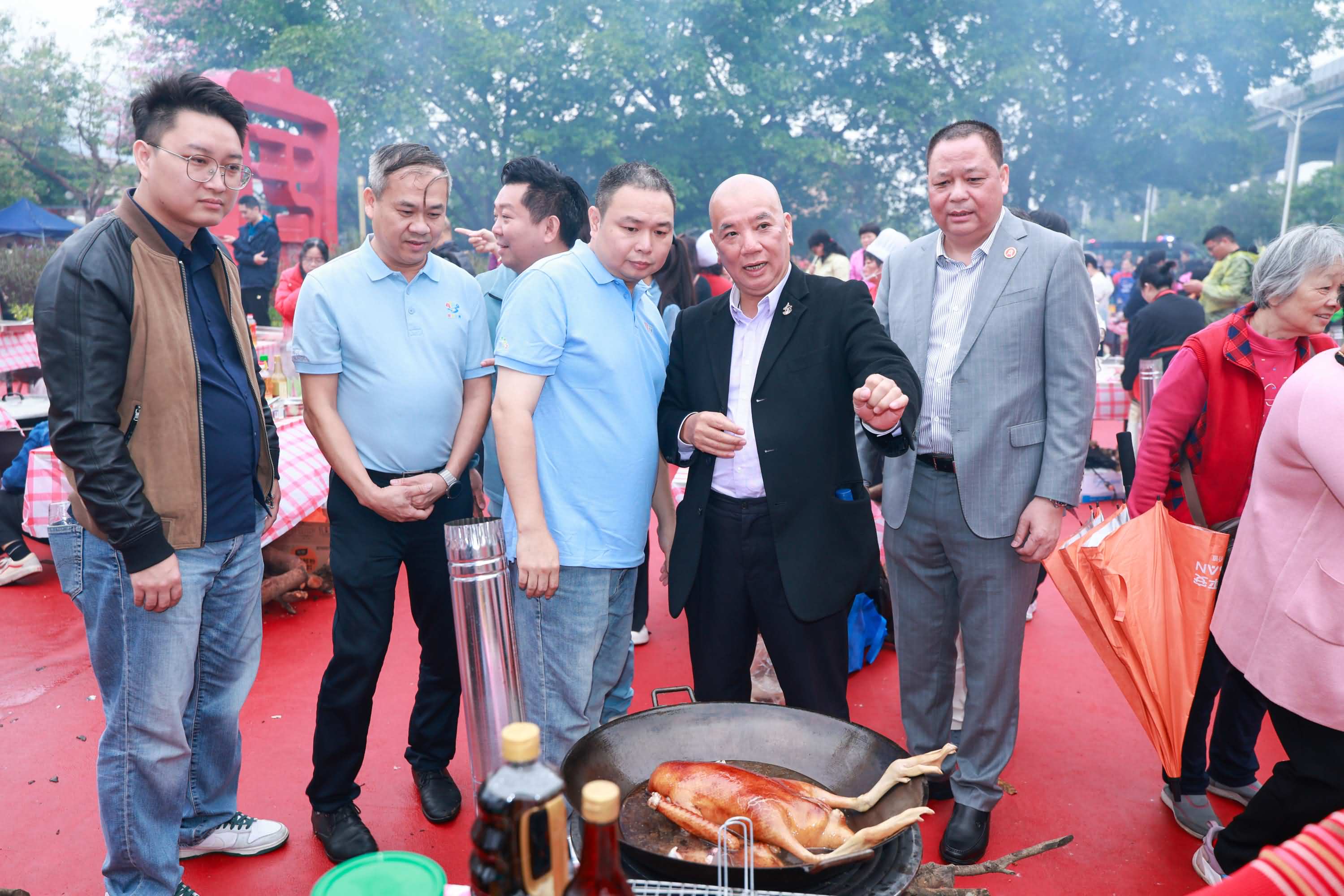 百鹅威宴寻味客家2024清溪镇第二届客家“焖年鹅”现场烹饪活动(图15)