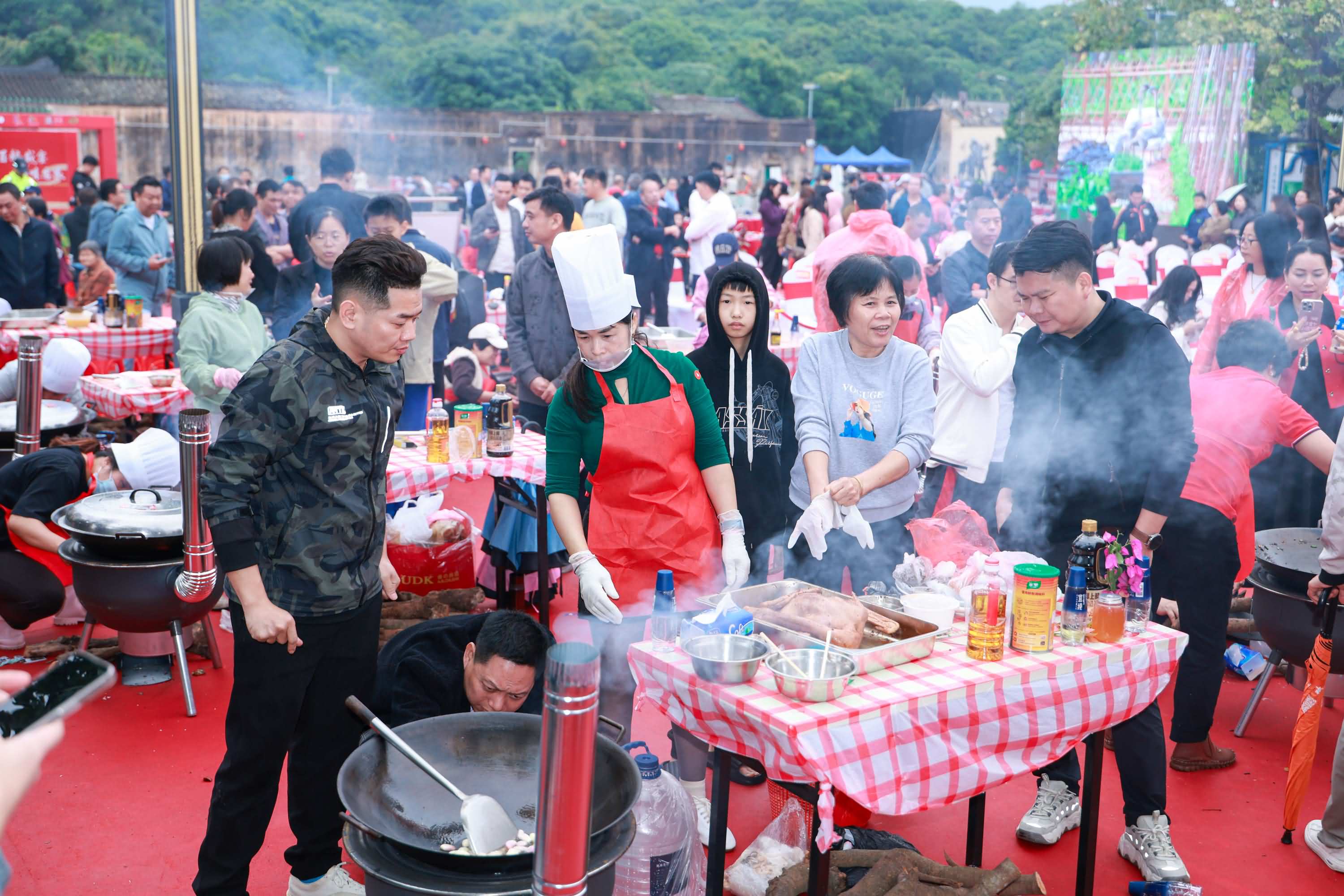 百鹅威宴寻味客家2024清溪镇第二届客家“焖年鹅”现场烹饪活动(图16)